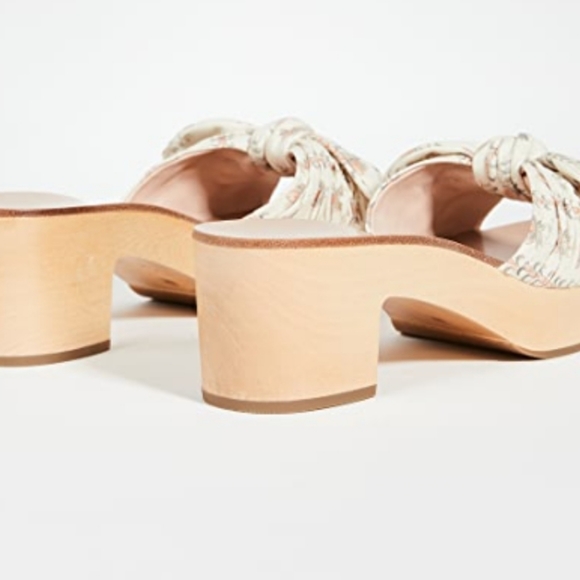 New Randall Loeffler Regina Clog Slide Sandals - Picture 2 of 10